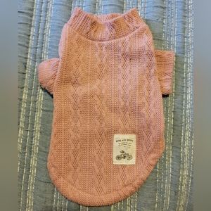 Bwealthest Dog Sweater, Warm Pet Sweater - Medium - Pink